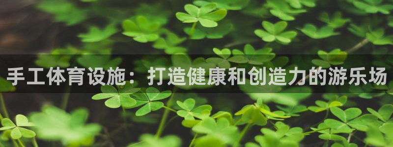 意昂体育3招商：手工体育设施：打造健康和创造力的游乐